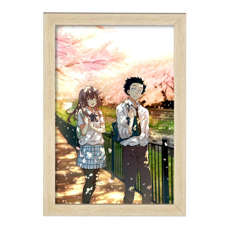 تابلو خندالو مدل شوکو نیشیمیا و شویا ایشیدا انیمه سایلنت ویس A Silent Voice  کد 15800