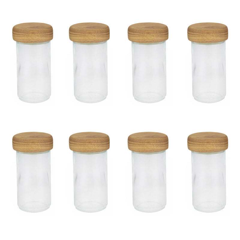 ست جا ادویه 9 پارچه مدل چوبی