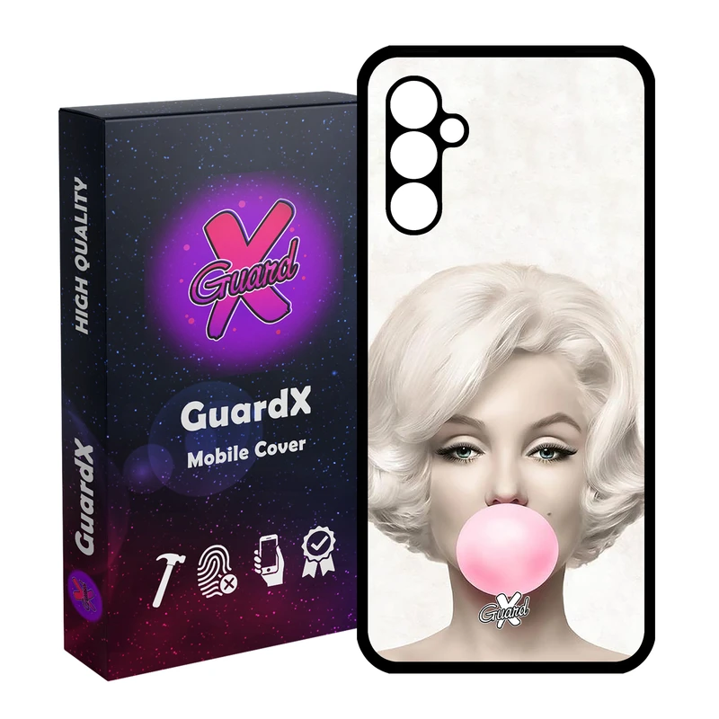 کاور گارد ایکس طرح Marilyn Monroe مدل Glass10257 مناسب برای گوشی موبایل سامسونگ Galaxy A24/A24 4G/M34 5G