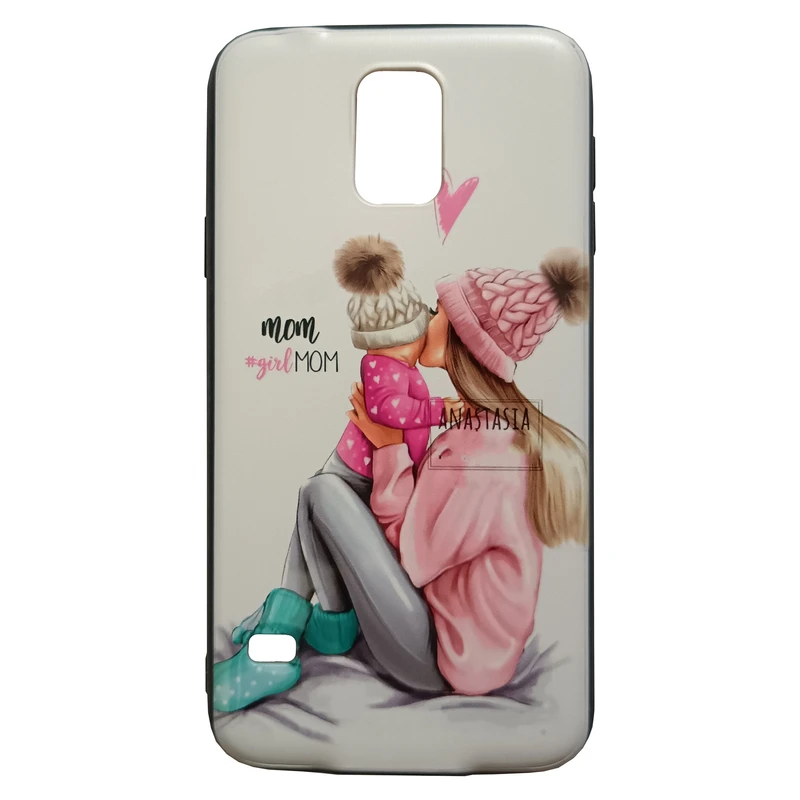 کاور مدل فانتزی کد 3-0 طرح مادر و کودک مناسب برای گوشی موبایل سامسونگ Galaxy S5
