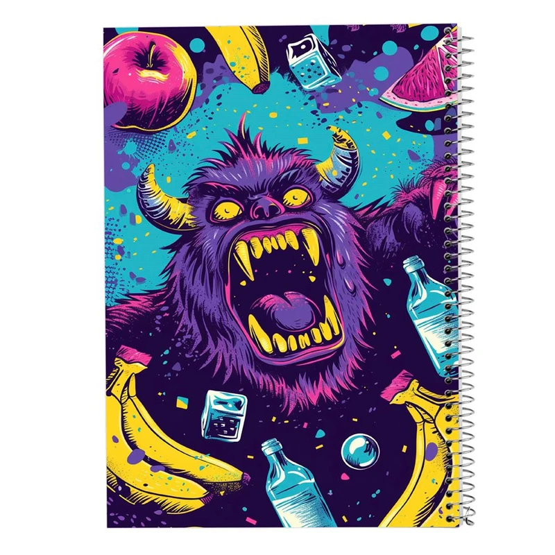 دفتر لیست خرید 50 برگ مدوپد مدل هیولای فانتزی کد DF16733