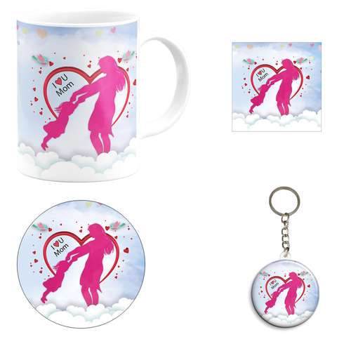 ست هدیه ماگ طرح روز مادر کد M11