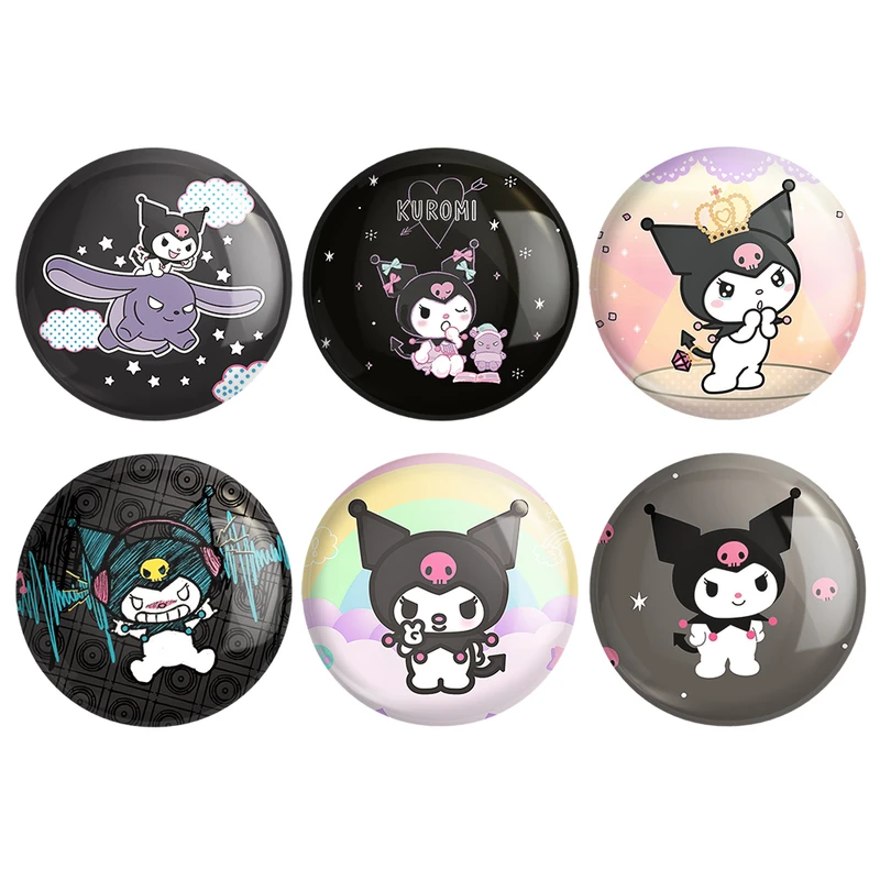 مگنت خندالو طرح کورومی Kuromi کد 1715A مجموعه 6 عددی