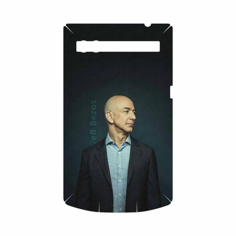برچسب پوششی ماهوت مدل Jeff Bezos-FullSkin مناسب برای گوشی موبایل بلک بری P9983