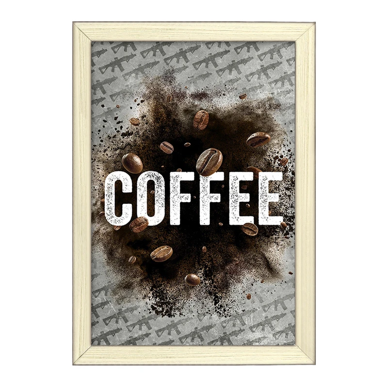 تابلو خندالو طرح کافی شاپ قهوه کد 27525
