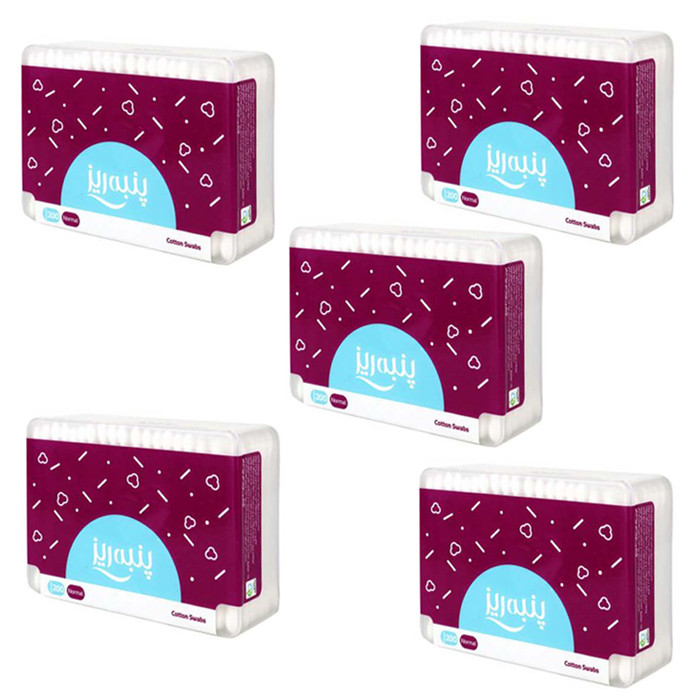 گوش پاک کن پنبه ریز کد 200 مجموعه 5 عددی گوش پاک کن پنبه ریز کد 200 مجموعه 5 عددی