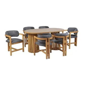 میز و صندلی ناهارخوری شش نفره گالری والریان مدل H20