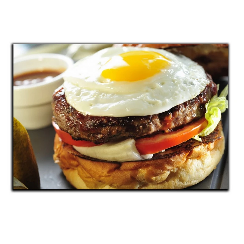 تابلو شاسی بکلیت طرح فست فود همبرگر مدل SH-4979