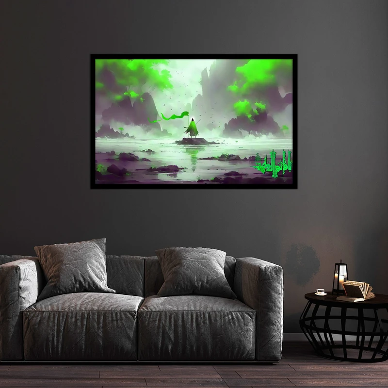 تابلو بکلیت طرح تصویر مذهبی امام زمان (عج) مدل B-bu2494