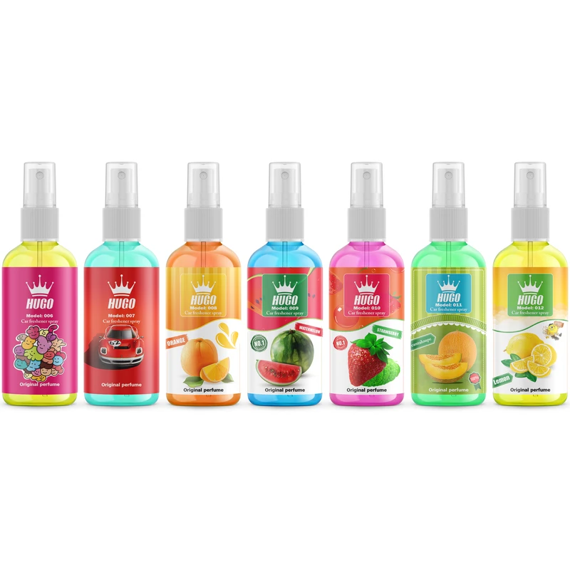 اسپری خوشبو کننده خودرو هوگو مدل C.6789101112 حجم 50 میلی لیتر بسته 7 عددی