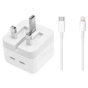 شارژر دیواری 35 وات مدل IP 35W به همراه کابل لایتنینگ