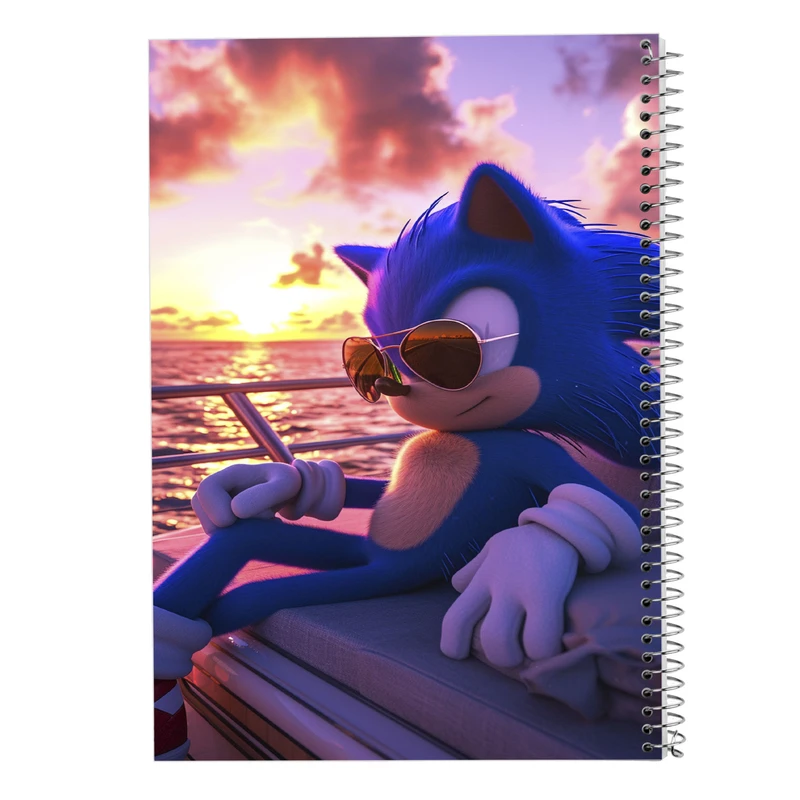 دفتر مشق 100 برگ مدوپد مدل سونیک sonic کد DF13430