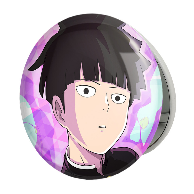آینه جیبی خندالو طرح شییکو انیمه موب سایکو Mob Psycho 101 مدل تاشو کد 24490 