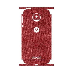 MAHOOT Fabric Texture 4-FullSkin Cover Sticker for Motorola Moto Z