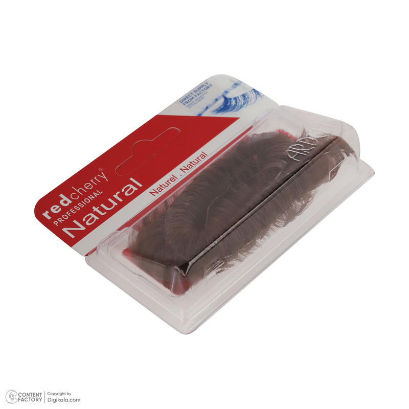 مژه مصنوعی ریسه‌ای رد چری مدل Feather Chocolate 12 بسته 5 عددی