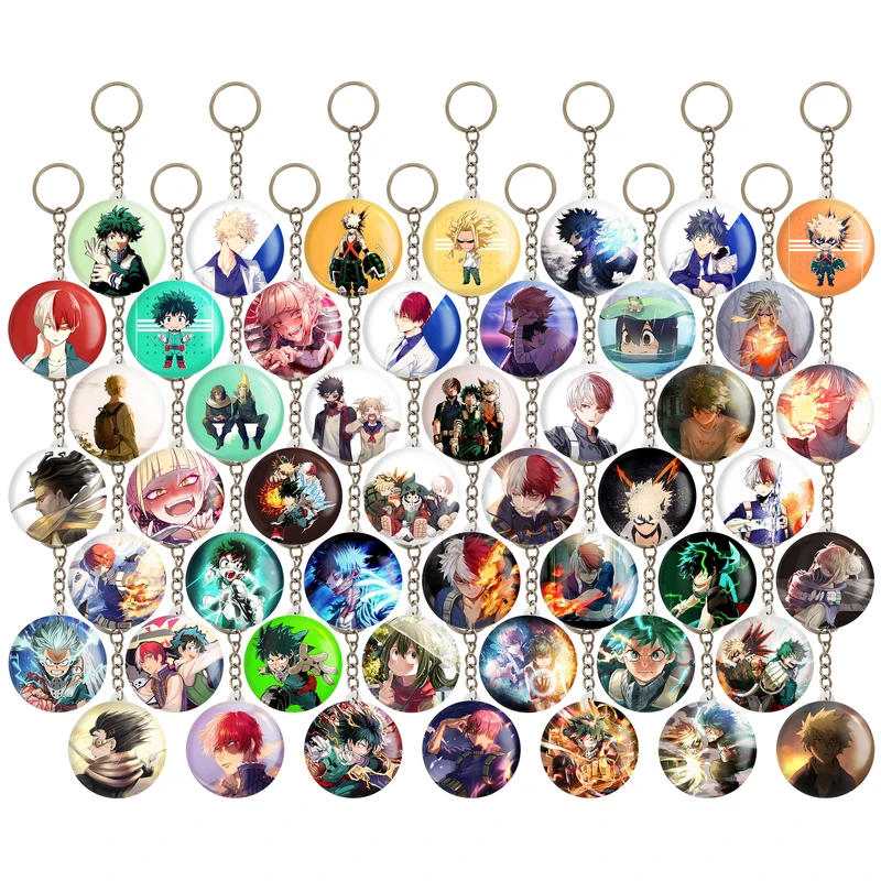 جاکلیدی خندالو مدل انیمه آکادمی قهرمان من My Hero Academia کد 96 مجموعه 49 عددی