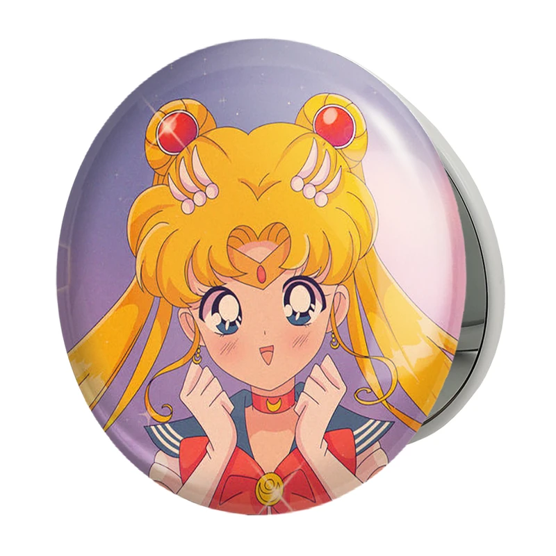 آینه جیبی خندالو طرح اوساگی تسوکینو انیمه سیلور مون Sailor Moon مدل تاشو کد 17463 