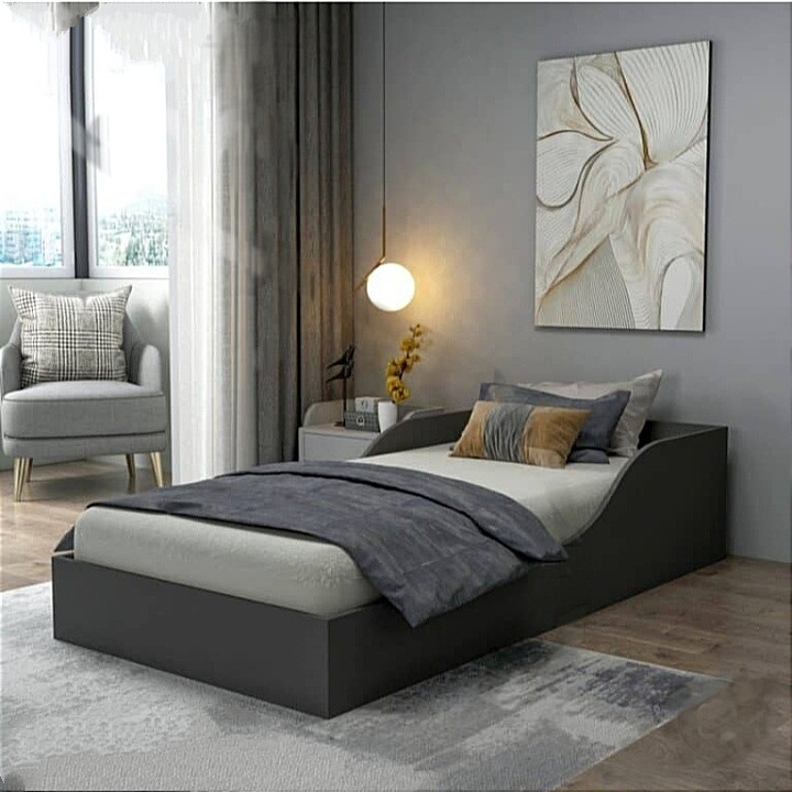 تخت خواب یک نفره مدل H20 سایز 90×200 سانتیمتر