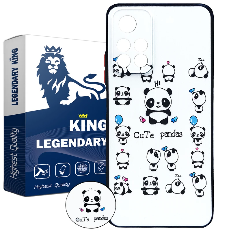 کاور لجندری کینگ مدل livancat uv مناسب برای گوشی موبایل شیائومی Redmi Note 11 Pro Plus 5G  به همراه پایه نگهدارنده