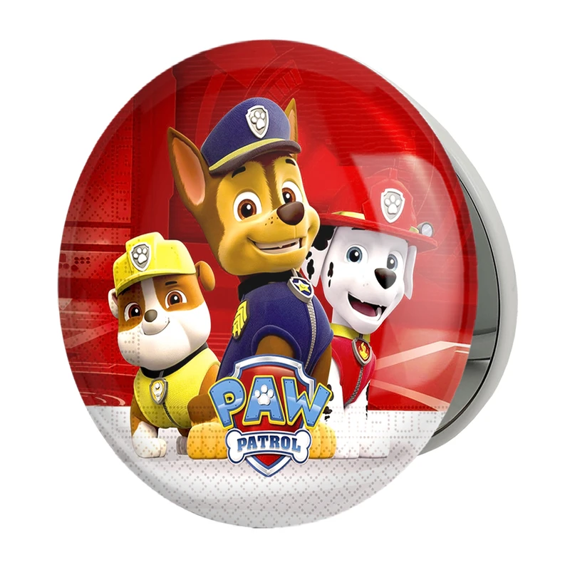 آینه جیبی خندالو طرح سگ های نگهبان Paw Patrol مدل تاشو کد 4719 