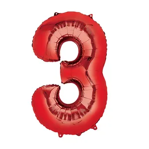  بادکنک فویلی طرح عدد 3