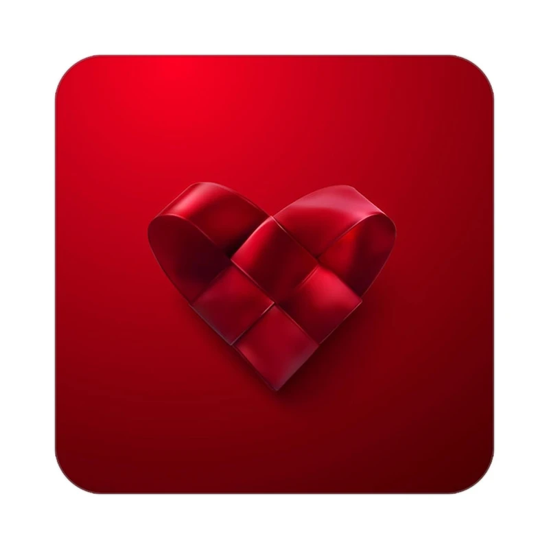 زیر لیوانی کاکتی طرح عاشقانه مدل mp39863