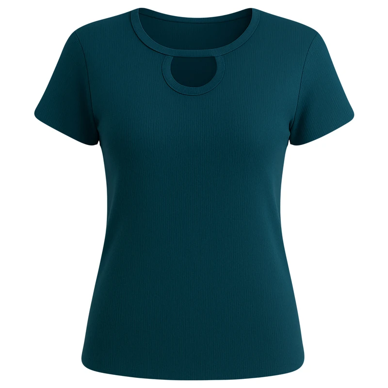 تی شرت آستین کوتاه راحتی زنانه مدل آنوش کد 04