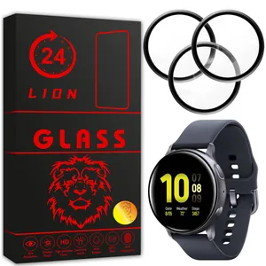 محافظ صفحه نمایش لاین مدل RT007 مناسب برای ساعت هوشمند سامسونگ Galaxy Watch Active 2 44mm بسته سه عددی
