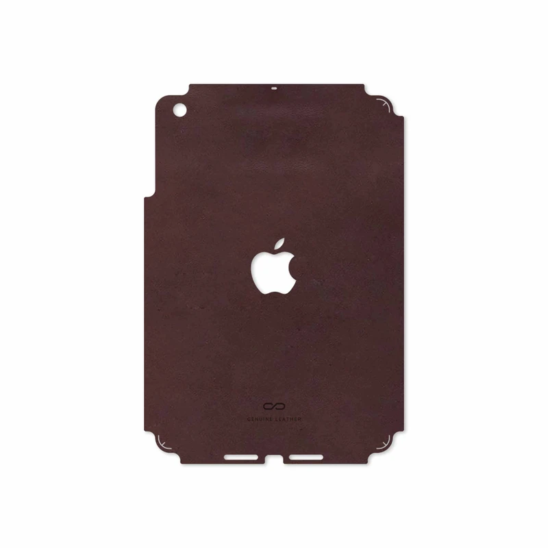 برچسب پوششی ماهوت مدل Matte-Dark-Brown-Leather مناسب برای تبلت اپل iPad mini 2012 A1432