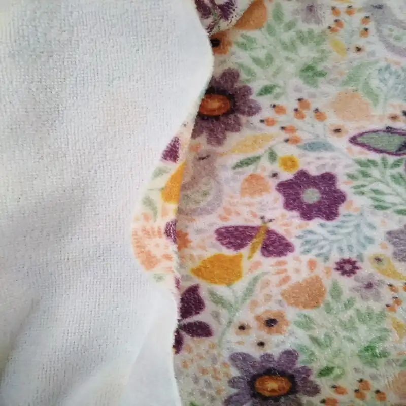 پارچه حوله ای طرح پروانه کد Mjtowel150