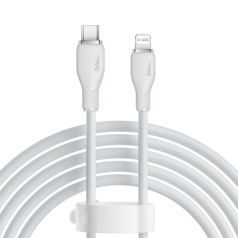 کابل تبدیل USB-C به لایتنینگ بیسوس مدل Pudding 103355701311 طول 2 متر