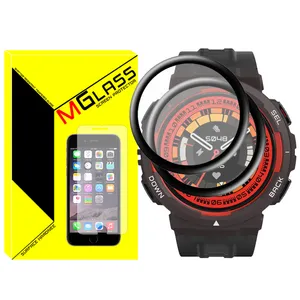 محافظ صفحه نمایش نانو ام‌گلس مدل NMG مناسب برای ساعت هوشمند امیزفیت Active Edge بسته دو عددی