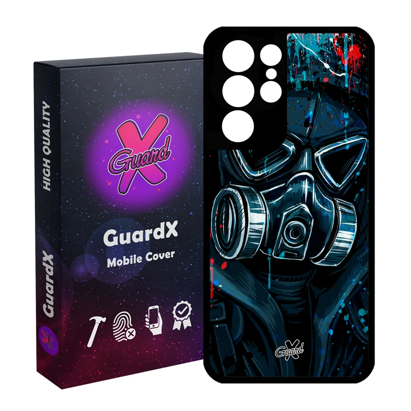 کاور گارد ایکس طرح Mask مدل Glass10170 مناسب برای گوشی موبایل سامسونگ Galaxy S21 Ultra