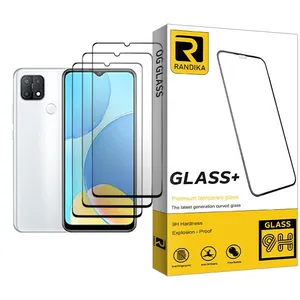 Randika Randika Glass MIX003 Screen Protector For Oppo A15s Pack Of 3