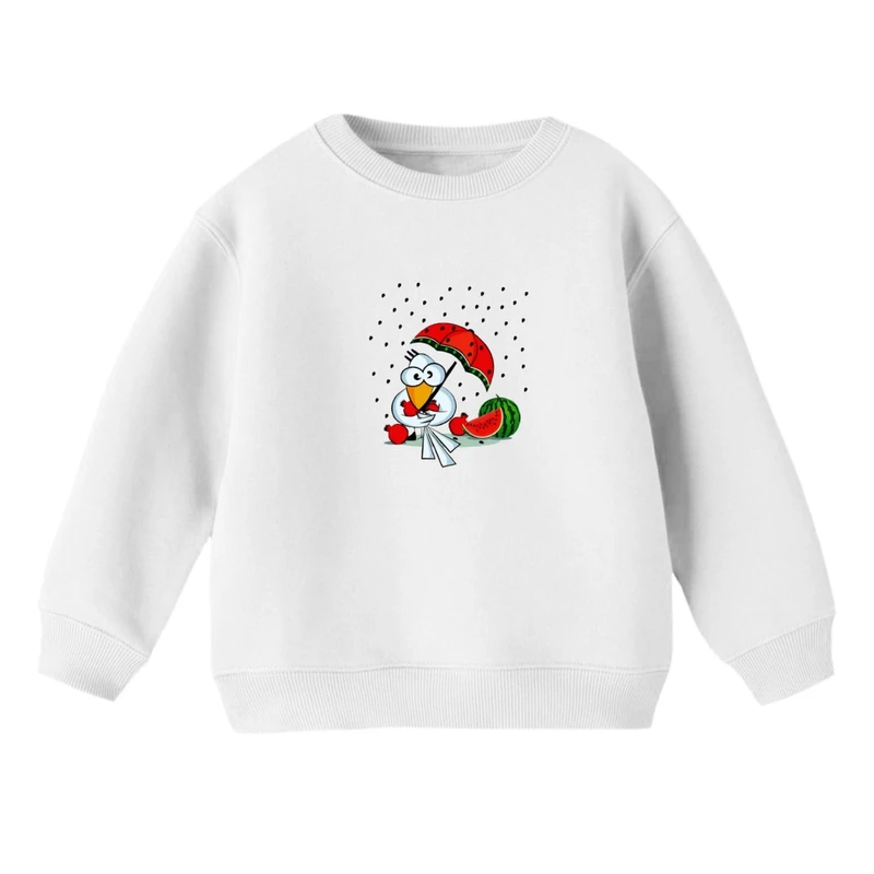 سویشرت بچگانه مدل کلاغ و هندوانه یلدایی