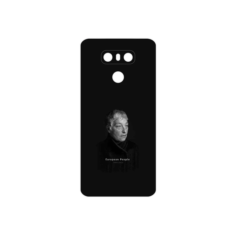 برچسب پوششی ماهوت مدل Portrait of a European Woman مناسب برای گوشی موبایل ال جی G6