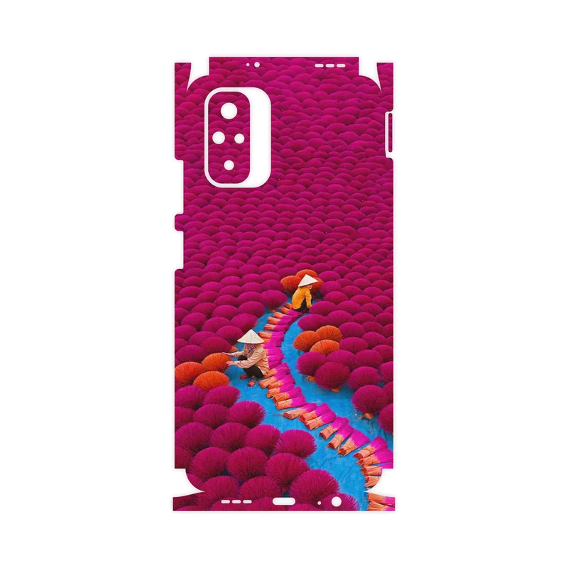 برچسب پوششی ماهوت مدل Vietnam Incense Wood Farms-FullSkin مناسب برای گوشی موبایل شیائومی Redmi Note 10