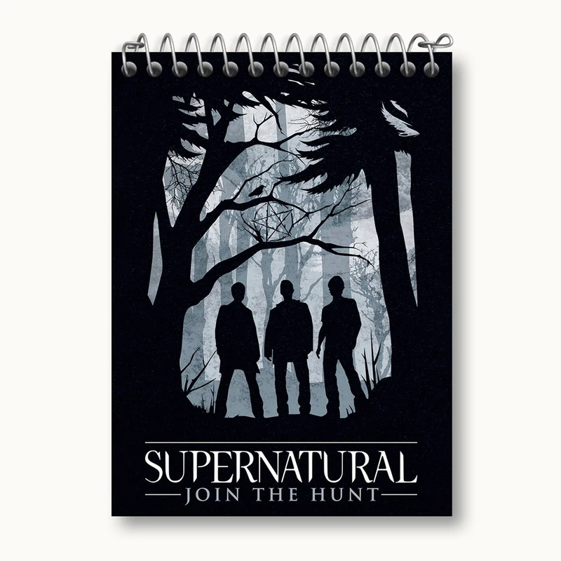 دفتر یادداشت 50 برگ خندالو مدل سریال سوپرنچرال Supernatural کد 24537