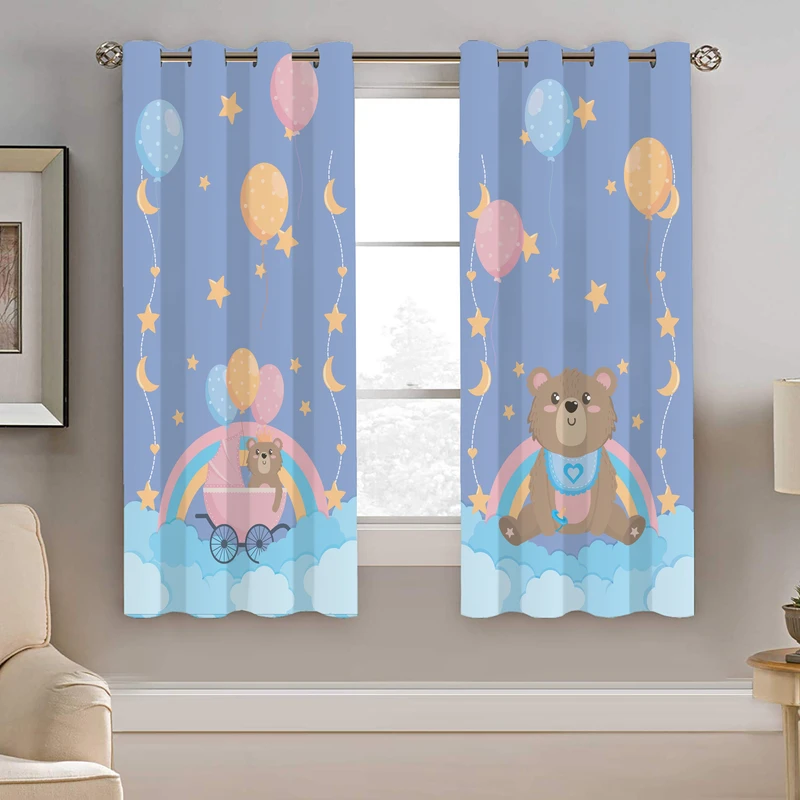 پرده نیروانا طرح   کودک مدل هازان کد 4986  سایز 140×200 سانتی متر