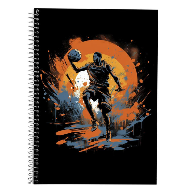 دفتر زبان 50 برگ مدوپد مدل سه خط طرح Slam Dunk کد DF2737