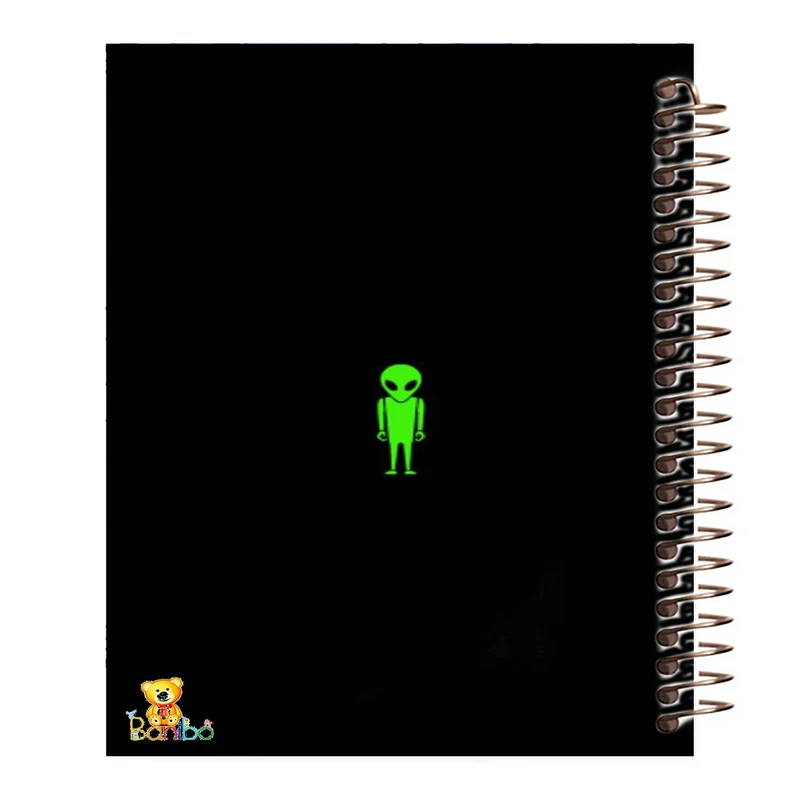 دفتر مشق 100 برگ بانیبو طرح  ادم فضایی کد  1046