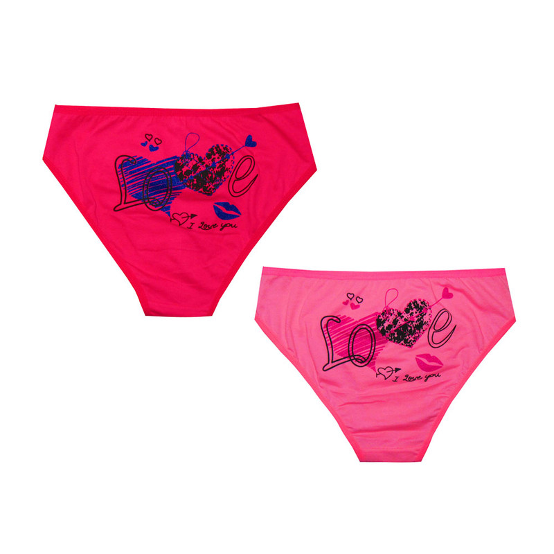 شورت زنانه طرح لاو کد SHL03 مجموعه 2 عددی 