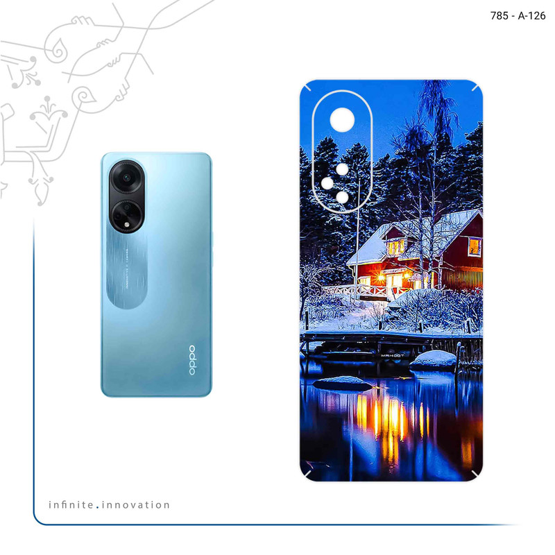 برچسب پوششی ماهوت مدل Winter Season مناسب برای گوشی موبایل اپو A98