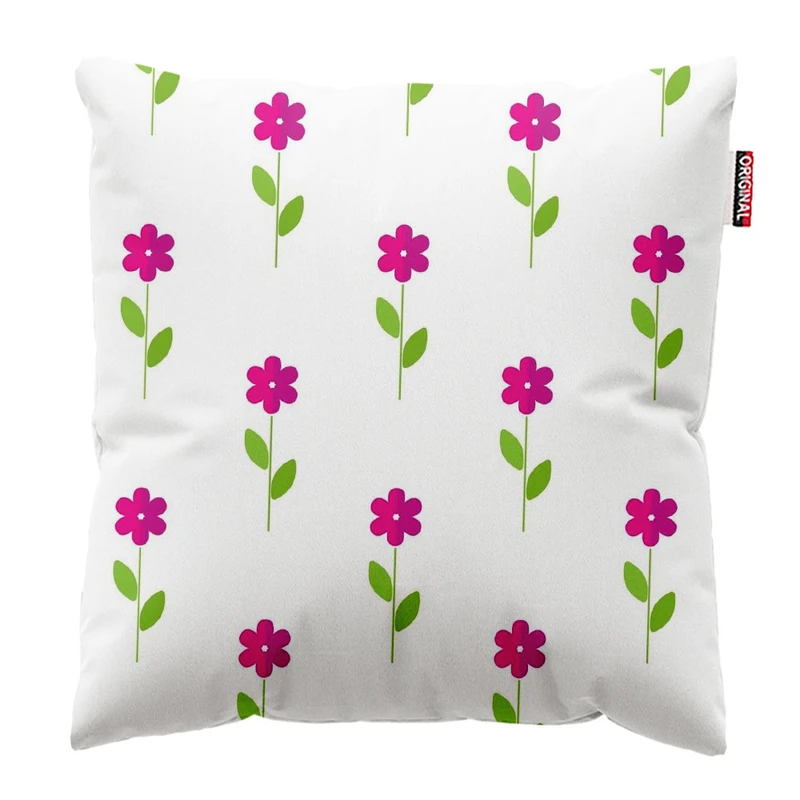  کوسن پاد آفرین طرح گل کد 3688 سایز 30*30 سانتی متر