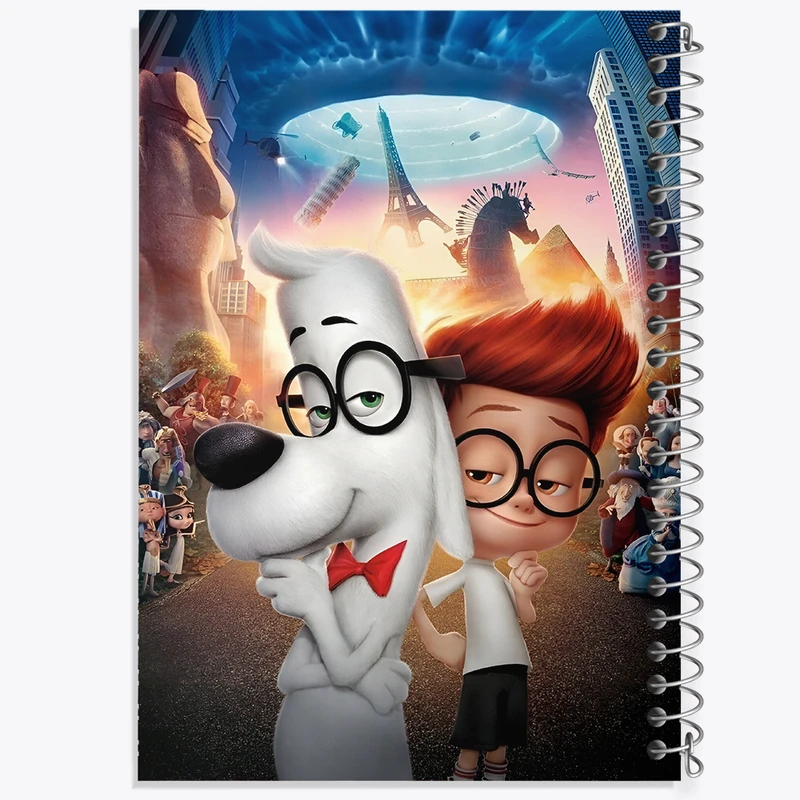 دفتر شطرنجی 50 برگ خندالو طرح آقای پیبادی و شرمن کد F8314