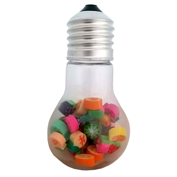 پاک کن مدل لامپ طرح میوه کد EF-11 مجموعه 30 عددی