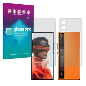 Glass Pro Resistant model matte screen protector suitable for One Plus 13s Mobile along with the back protector