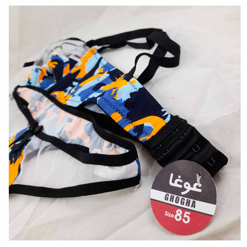 ست شورت و سوتین زنانه غوغا مدل کمان mn-0104