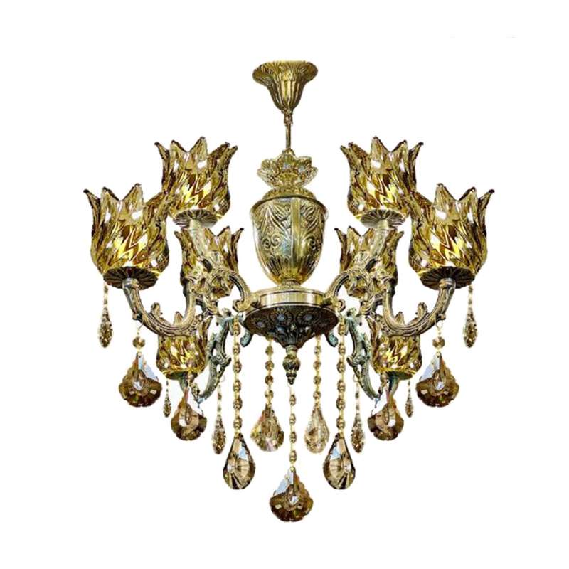 لوستر 8 شعله چشمه نور کد C2544.4