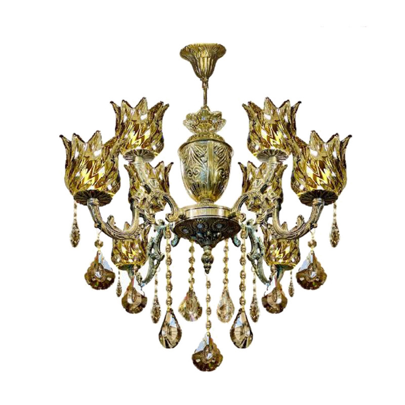 لوستر 8 شعله چشمه نور کد C2544.4